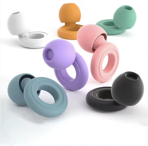 Tapones Para Los Oídos De Silicona Para Ronquidos, Para Dormir De Noche Insonorizado, Antiruido, Cómodo Aislamiento Acústico